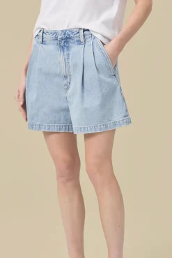Amour Vert AGOLDE Becker Denim Short Rotate Sale