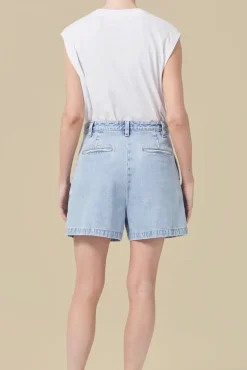 Amour Vert AGOLDE Becker Denim Short Rotate Sale