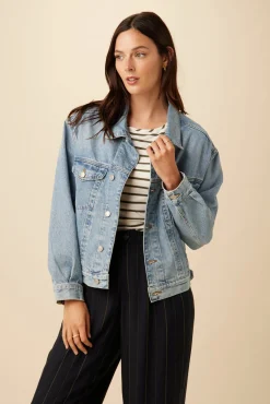 Amour Vert AGOLDE Charli Denim Jacket Debate New