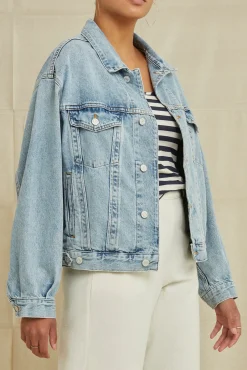Amour Vert AGOLDE Charli Denim Jacket Veer Sale