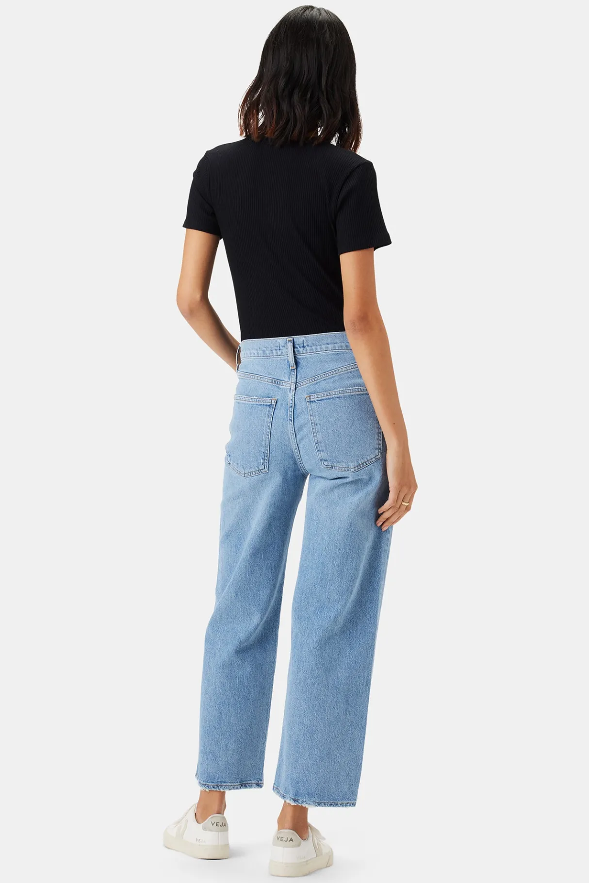 Amour Vert AGOLDE Harper Crop Jean Hassle Clearance