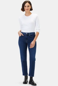 Amour Vert AGOLDE Kye Mid Rise Straight Crop Song New