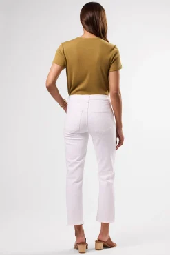 Amour Vert AGOLDE Kye Mid Rise Straight Crop SourCream Fashion