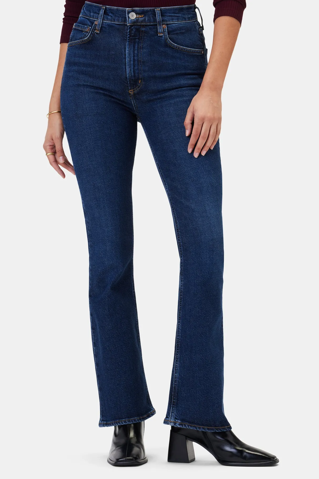 Amour Vert AGOLDE Nico High Rise Slim Boot Song Hot