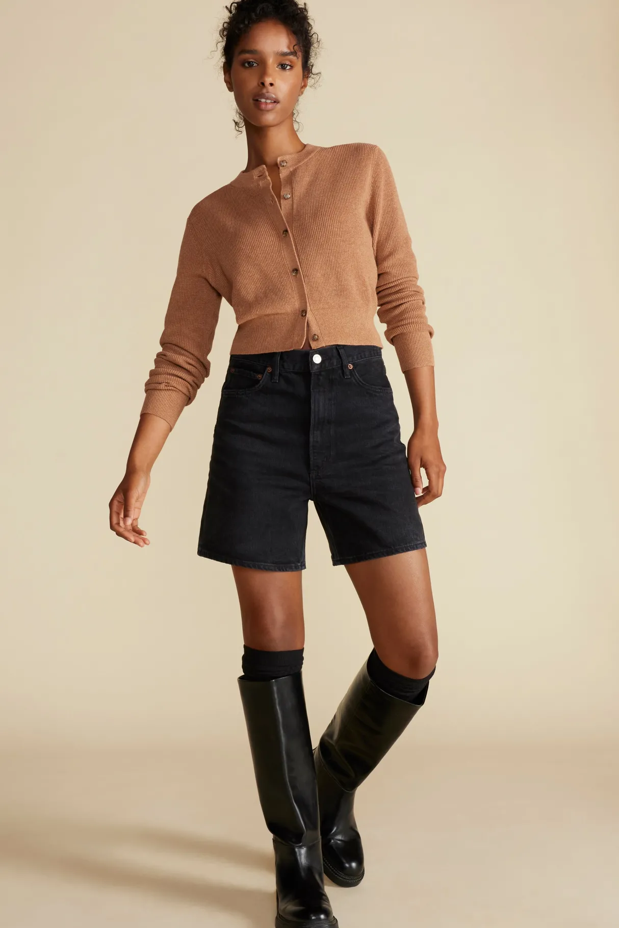 Amour Vert AGOLDE Stella Denim Short Bat Fashion
