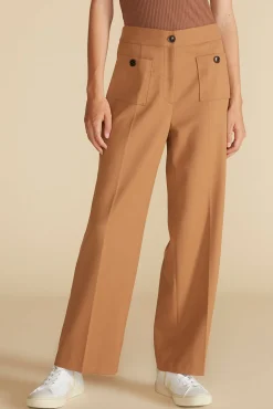 Amour Vert Alete Patch Pocket Pant Camel Best