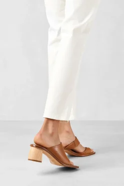 Amour Vert Alohas Josie Leather Sandal Tan Fashion