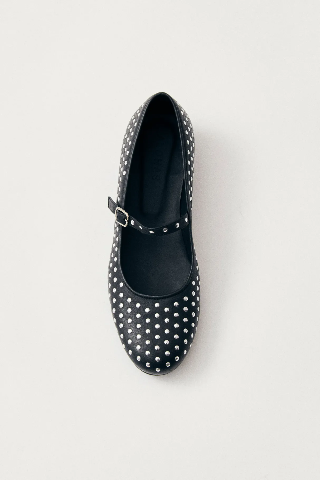 Amour Vert Alohas Lucien Leather Ballet Flats Black Fashion