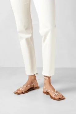 Amour Vert Alohas Misty Sandal Cream Hot
