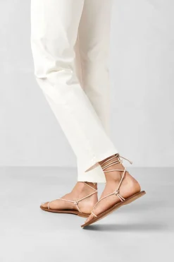 Amour Vert Alohas Misty Sandal Cream Hot