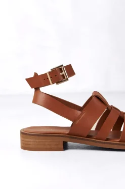 Amour Vert Alohas Perry Fisherman Sandal Tan Hot