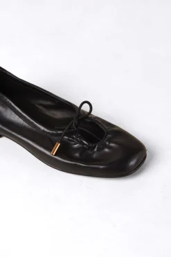 Amour Vert Alohas Rosalind Leather Ballet Flat Black Outlet