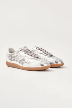 Amour Vert Alohas Tb.490 Rife Leather Sneakers ShimmerSilver Sale