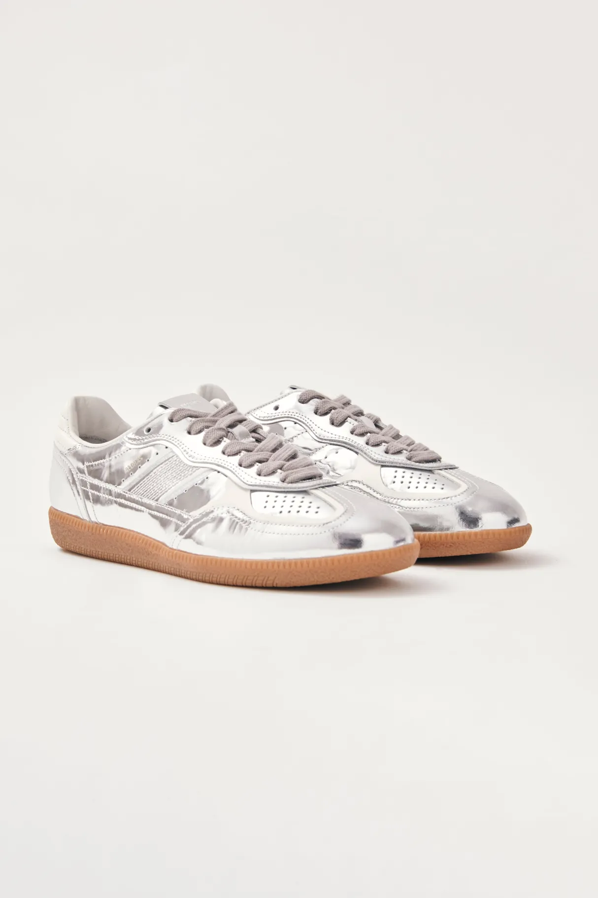 Amour Vert Alohas Tb.490 Rife Leather Sneakers ShimmerSilver Sale