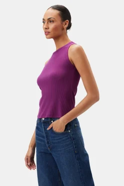 Amour Vert Asmet Paris Rib Tank Mulberry Online