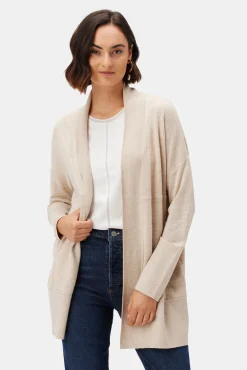 Amour Vert Bailey Delight Eco Cardigan Oat Clearance