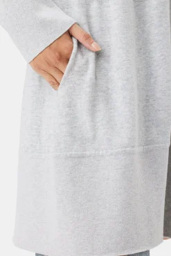 Amour Vert Bailey Flaxen Eco Cardigan HeatherGrey Online