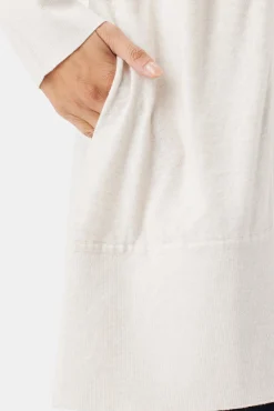 Amour Vert Bailey Flaxen Eco Cardigan Oat Best