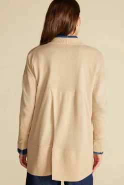Amour Vert Bailey Wool Sweater Coat Camel New