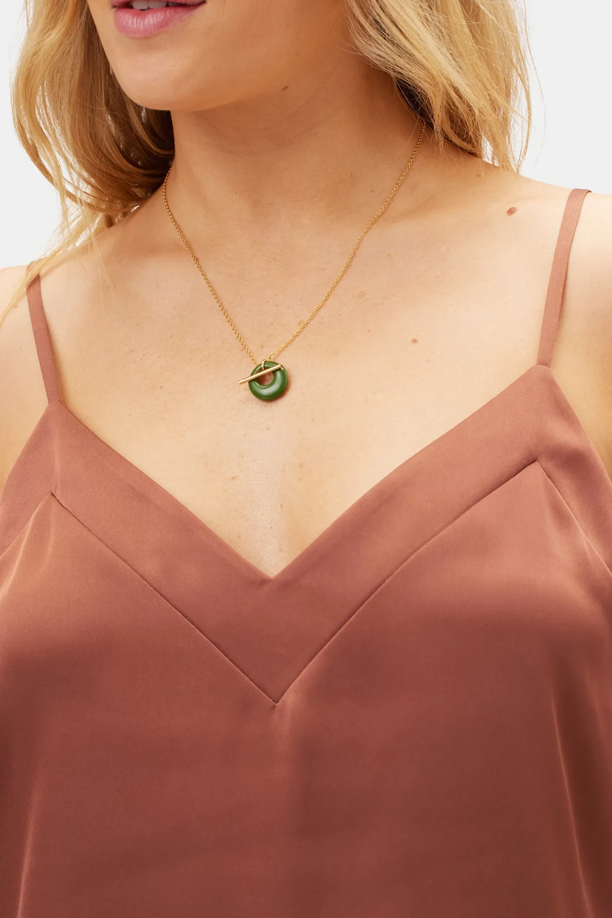 Amour Vert Barlow Recycled Sateen Tank Cafe Clearance