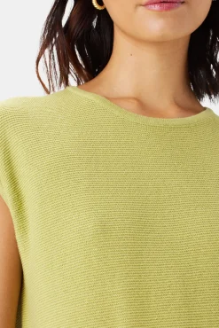 Amour Vert Beline Knit Top LimeGreen Online