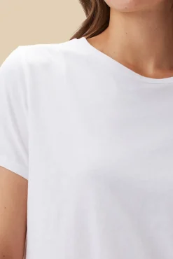 Amour Vert Berkeley Organic Cotton Tee White Outlet