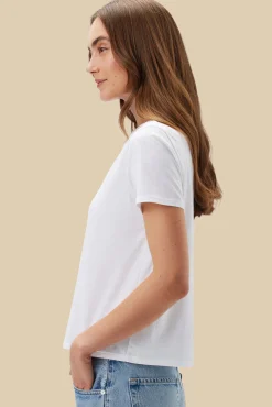 Amour Vert Berkeley Organic Cotton Tee White Outlet