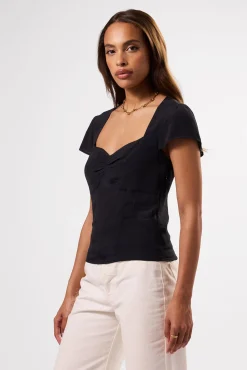 Amour Vert Beryl Blouse Black New