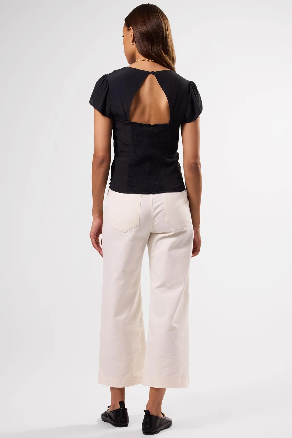Amour Vert Beryl Blouse Black New