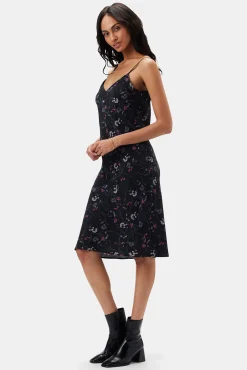 Amour Vert Briana Washable Silk Dress CarolineBlack Discount
