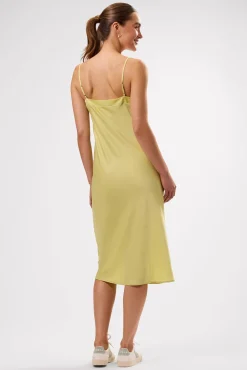 Amour Vert Briana Washable Silk Dress Melon Online