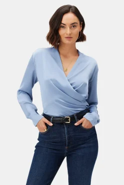 Amour Vert Calais Blouse Horizon Discount