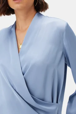 Amour Vert Calais Blouse Horizon Discount