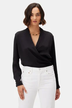 Amour Vert Calais Blouse Black Clearance