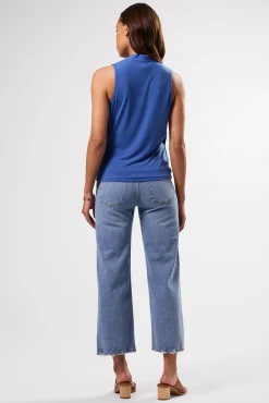 Amour Vert Calais Stretch Knit Tank AegeanBlue Online