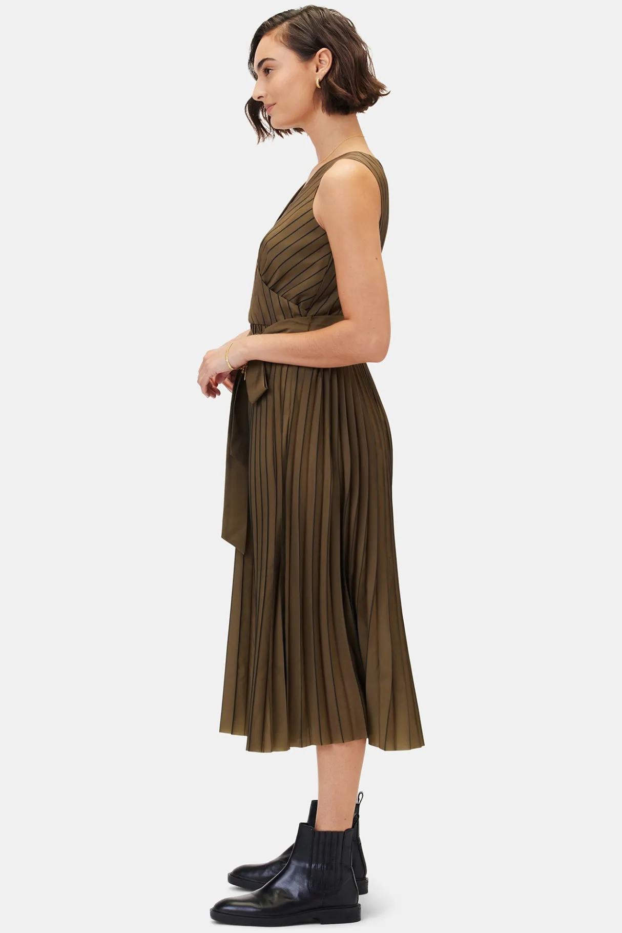 Amour Vert Cambria Dress BronzedOlive Online