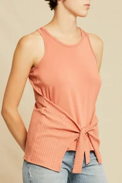 Amour Vert Celeste Knit Tank Hibiscus Best