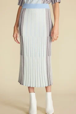 Amour Vert Cerise Knit Midi Skirt Multi Fashion