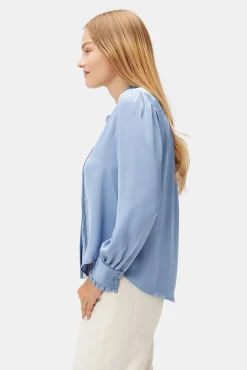 Amour Vert Charlotte Blouse HorizonBlue Hot