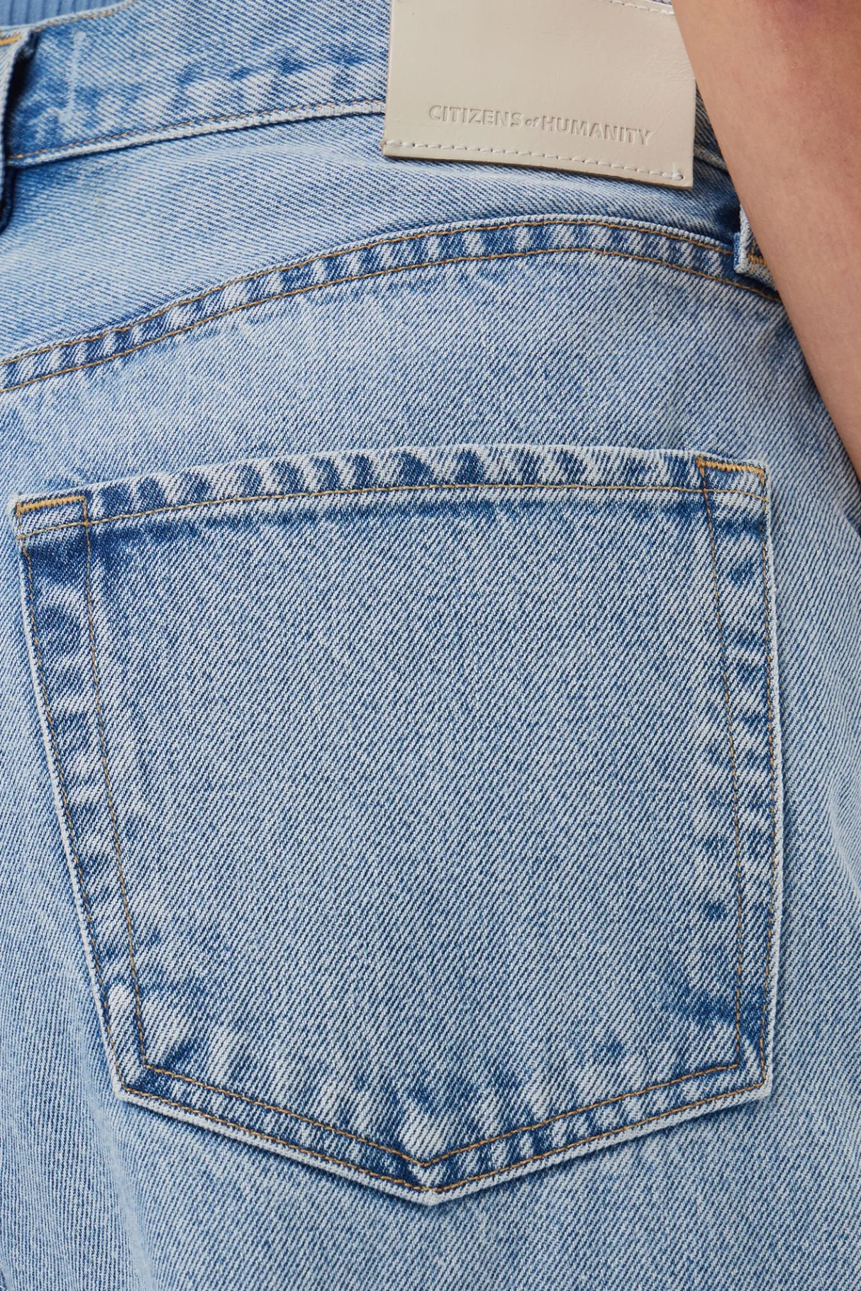 Amour Vert Citizens of Humanity Ayla Baggy Cuffed Crop Jean Gemini Hot