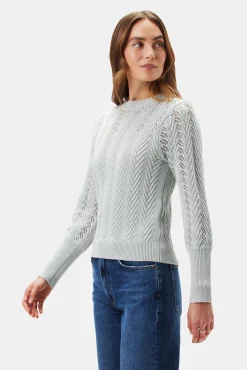 Amour Vert Clementine Sweater MintGreen New