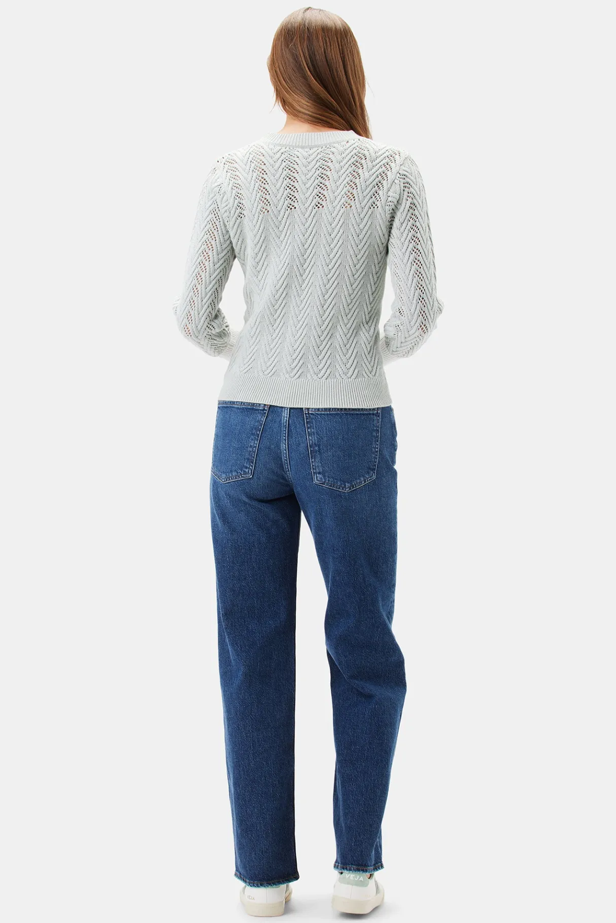 Amour Vert Clementine Sweater MintGreen New