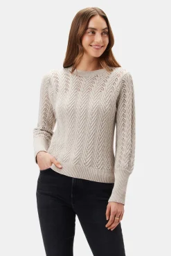 Amour Vert Clementine Sweater Oatmeal Sale