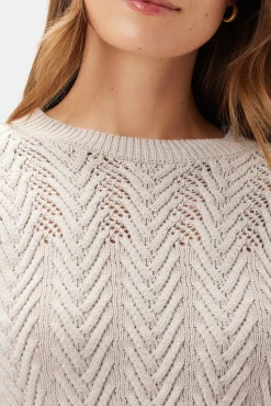Amour Vert Clementine Sweater Oatmeal Sale