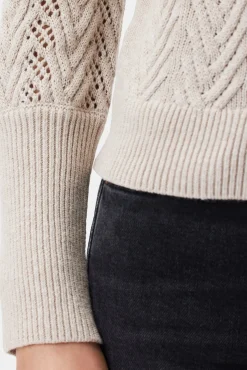 Amour Vert Clementine Sweater Oatmeal Sale