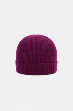 Amour Vert Colby Cashmere Beanie Syrah Sale