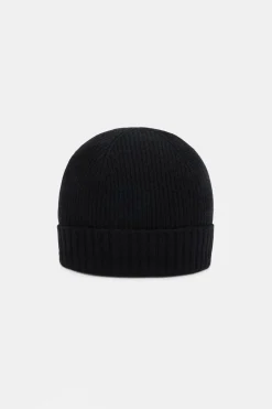 Amour Vert Colby Cashmere Beanie LicoriceBlack Sale