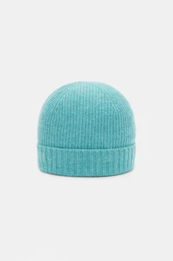 Amour Vert Colby Cashmere Beanie Aegean Clearance