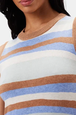 Amour Vert Colette Knit Dress MultiStripe Discount