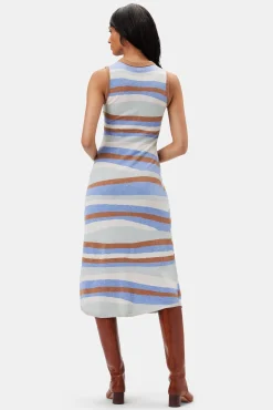 Amour Vert Colette Knit Dress MultiStripe Discount